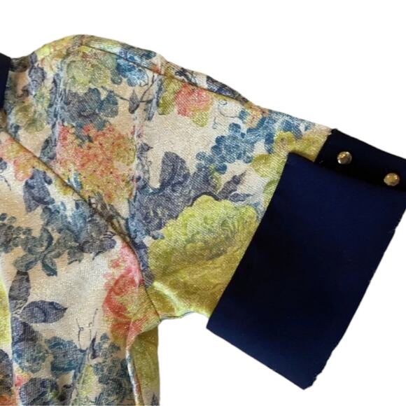 Closet London floral retro‎ inspired collared belted skater dress US size 6 New! - Picture 5 of 8